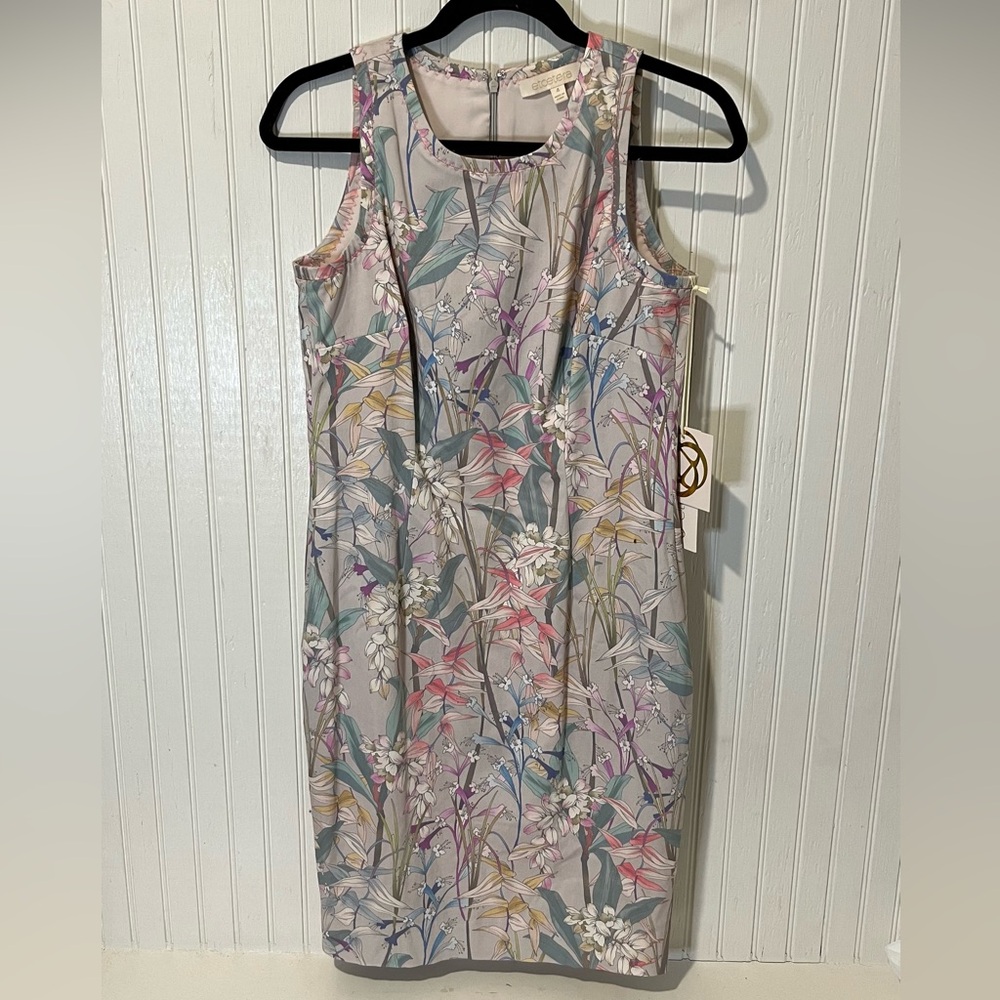 ETCETERA Pencil Sheath‎ Dress Fully Lined Floral MSRP $295 Womens 4 Contemporary